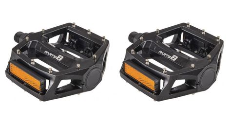 Coppia di pedali flat parts 8.3 rebel nero