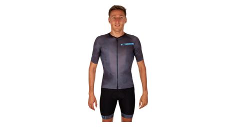 Maillot manches courtes z3rod atoll dark shadows gris