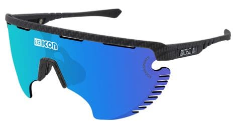 Scicon sports aerowing lamon lunettes de soleil de performance sportive (multimirror bleu scnpp/compagnon de carbone)