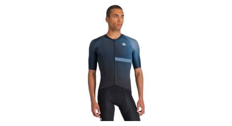 Maillot manches courtes sportful bomber noir bleu