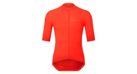 Maillot manches courtes le col leger hors categorie rouge