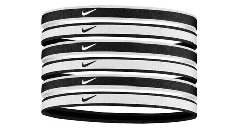 Nike swoosh sport 2.0 mini diadema (x6) blanco negro unisex