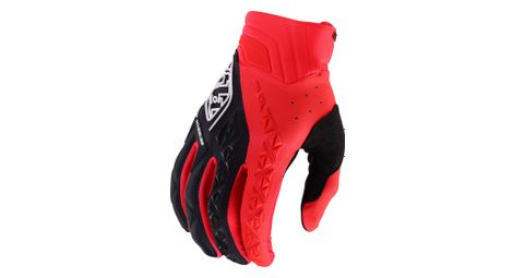 Gants longs troy lee se pro rouge