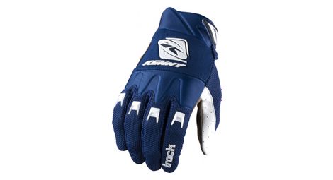 Par de guantes largos kenny track azul