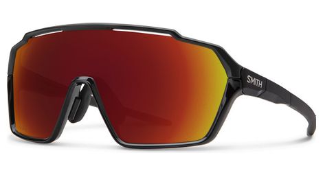 Lunettes smith shift mag noir chromapop rouge mirroir