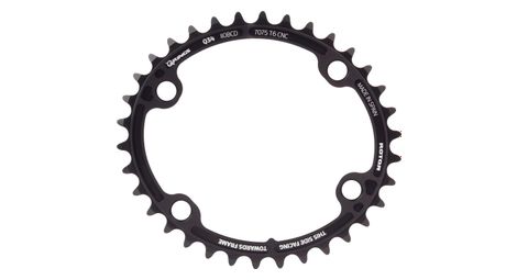 Plateau ovale rotor aldhu 3d interieur 4x110mm noir