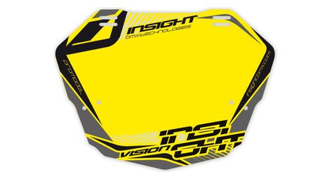 Plaque insight vision 2 pro jaune/noir