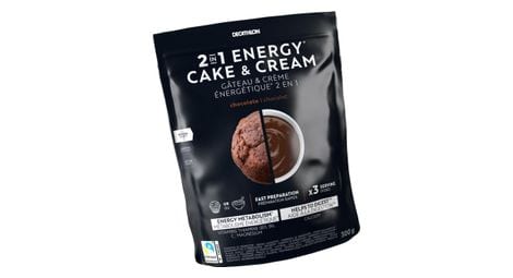 Gâteau & crème énergétique 2 en 1 decathlon nutrition chocolat 300g