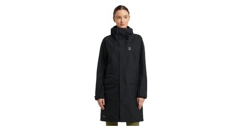 Parka Haglöfs Aria Proof negra para mujer