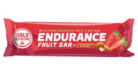 GoldNutrition Endurance Fruit Energy Bar Fragola e Mandorla 40g