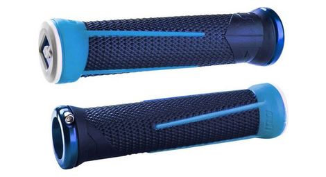 Odi paire de grips ag 1 lock on bleu