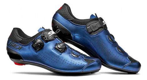 Chaussures route sidi genius 10 bleu iridescent
