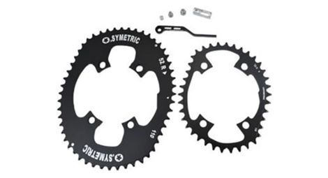 Plateau route diam 110 52-38 noir comp. dura ace 9000/ultegra 6800 11/10v. (kit