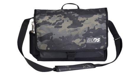 Sac coursier à bandoulière avec fixation porte-bagages buds city bag light noir camo