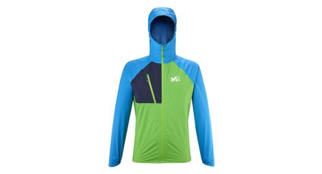 Veste impermeable millet intense 2 5 homme vert bleu