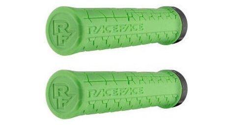 Paire de grips race face getta 33 mm vert