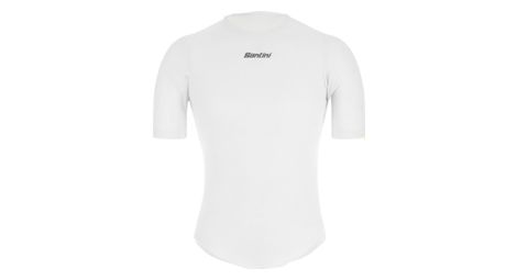 Maillot de corps manches courtes santini delta blanc