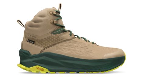 Chaussures randonnée altra olympus 6 hike mid gtx beige/vert homme