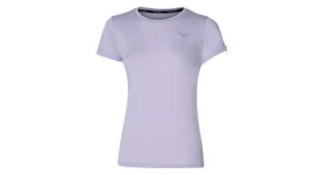Maillot manches courtes mizuno impulse core violet femme