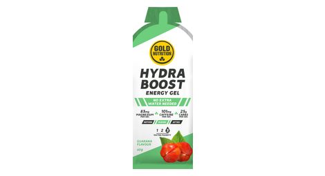 Gel énergétique goldnutrition hydra boost gel guarana - 60g