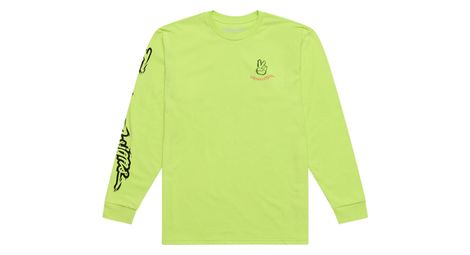 Camiseta de manga larga amarilla peace out de troy lee designs