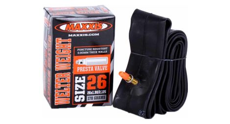 Maxxis chambre a air welter weight 26 x 1 90 2 125 valve presta