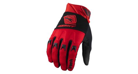 Paire de gants longs kenny track rouge