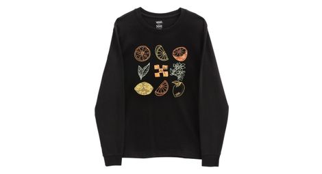 T shirt manches longues femme vans lizzie armanto noir