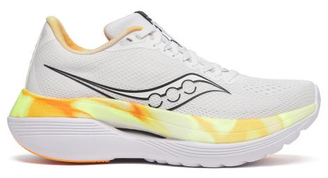 Zapatillas de running saucony endorphin trainer blanco/amarillo para mujer