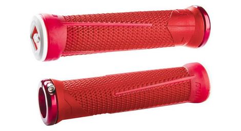 Puños ODI Lock-On AG-1 Rojo