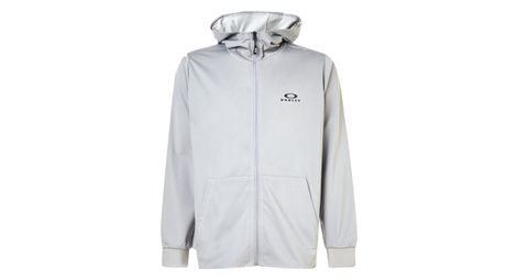 Sweat a capuche zippe oakley foundational 2 0 gris