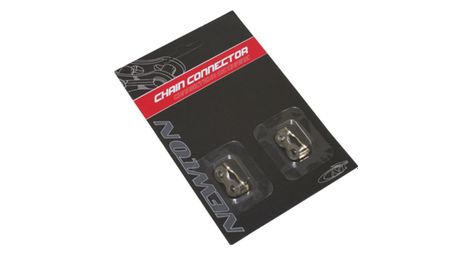 Connecteur de chaine velo 7 8v newton compatible shimano sram attache rapide blister de 2 pieces