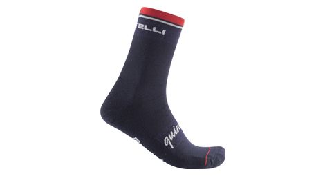 Paire de chaussettes castelli quindici soft merino bleu
