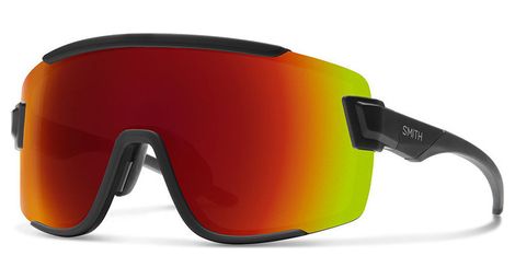 SMITH SUNLIGHT WILDCAT Matte Black ChromaPop Red Mirror