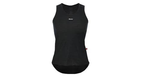 Santini dry intimo senza maniche da donna nero xl