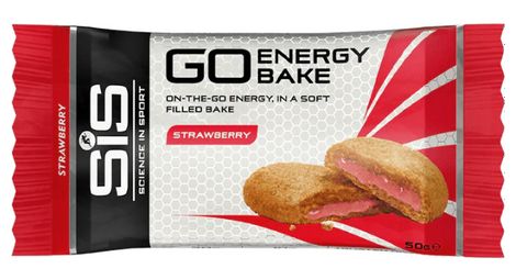 Gâteau énergétique sis go energy bake fraise - 50g