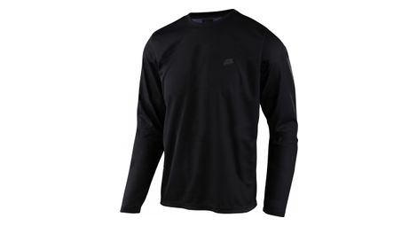 troy lee designs flowline long sleeve jersey black