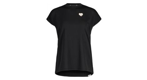 Maillot manches courtes femme maloja eschem noir