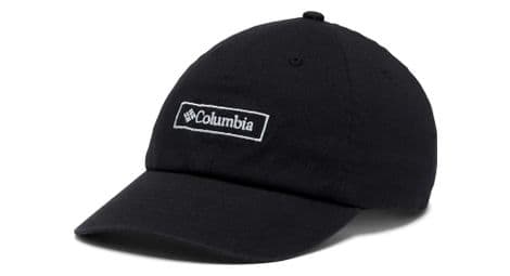 Gorra columbia dad logo negra unisex