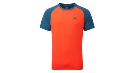 Camiseta de hombre mountain equipment nava crew rojo azul