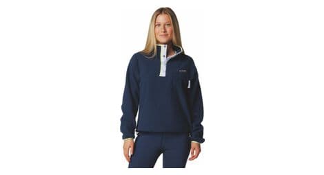 Polaire femme columbia helvetia ii half snap bleu