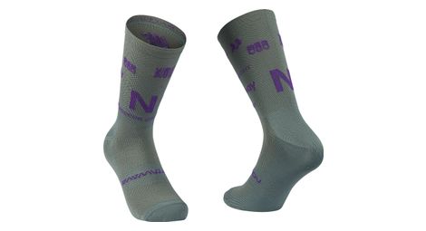 Calcetines northwave tipo verde/violeta