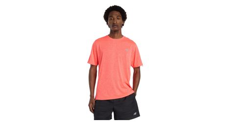 Maillot manches courtes New Balance Athletics Rouge Homme