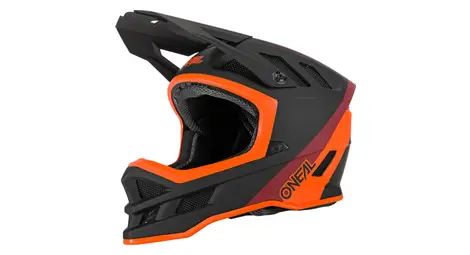 Casco integral o'neal blade hyperlite charger v.22 rojo / naranja