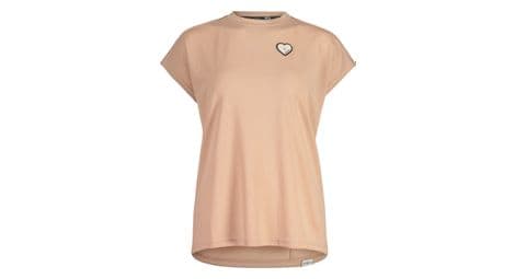 Maillot de manga corta para mujer maloja eschem. rosa