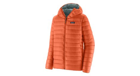 Chaqueta acolchada Patagonia Down Sweater Hoody naranja para hombre
