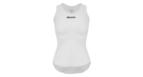 Sous maillot sans manches femme santini lieve blanc