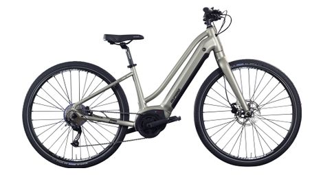 Bicicleta eléctrica urbana ogp bike fitness 350 28'' shimano altus 9s 500wh gris m / 165-175 cm