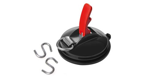 Fixation ventouse avec anneau et 2 crochets forme s proplus