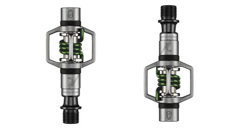 Prodotto ricondizionato - coppia di pedali crankbrothers eggbeater 2 argento verde